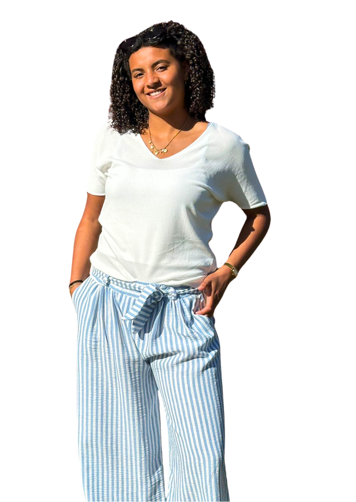 Santorini Stripe broek - verschillende kleuren -