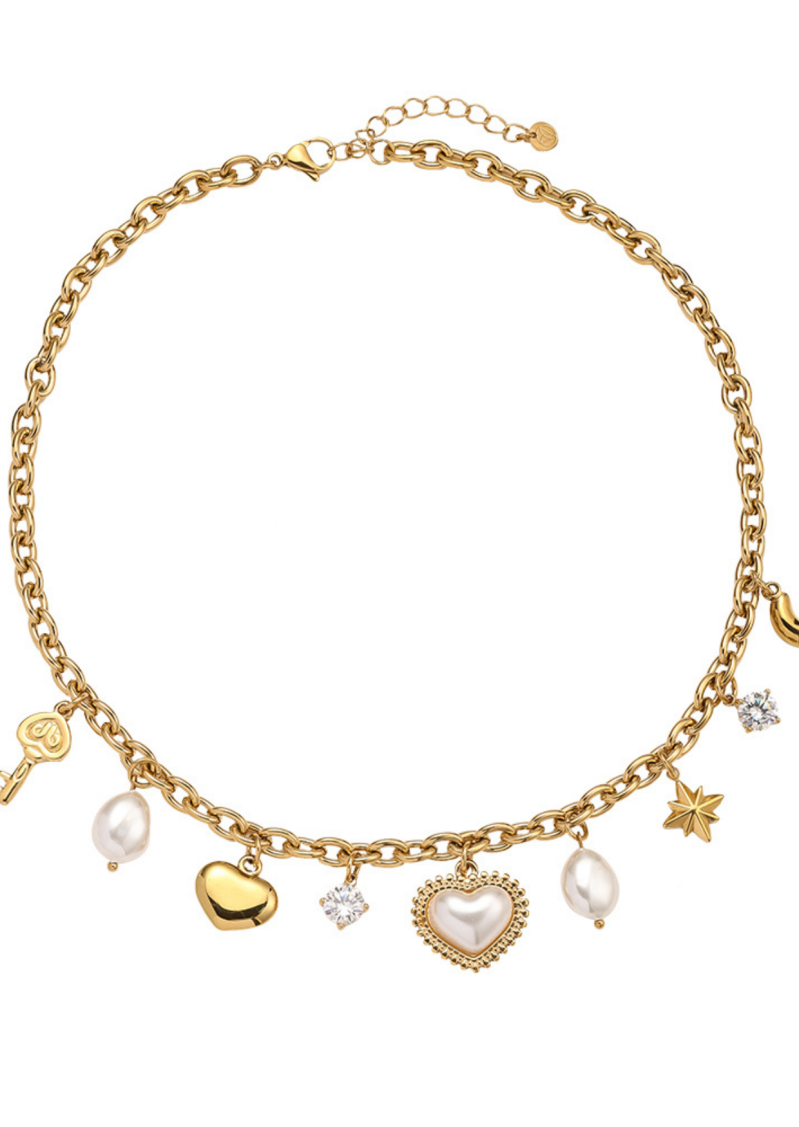 Bedel armband pearly love - Goud of Zilver -