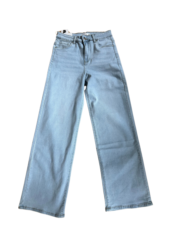 Wide leg jeans licht blauw