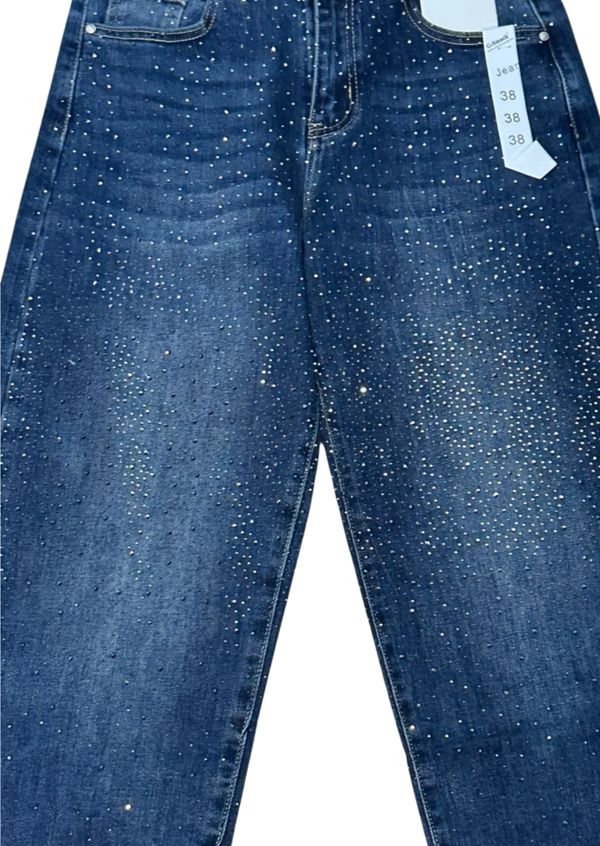 Bling barrel jeans
