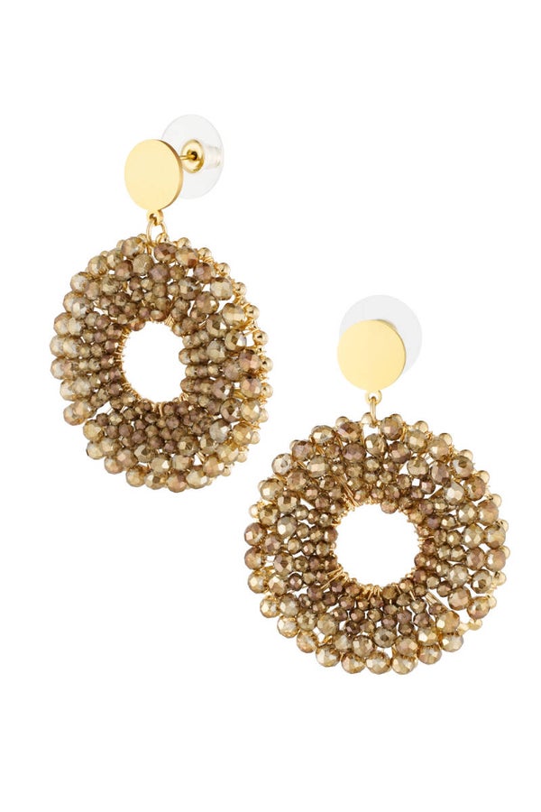 Oorbellen party donut