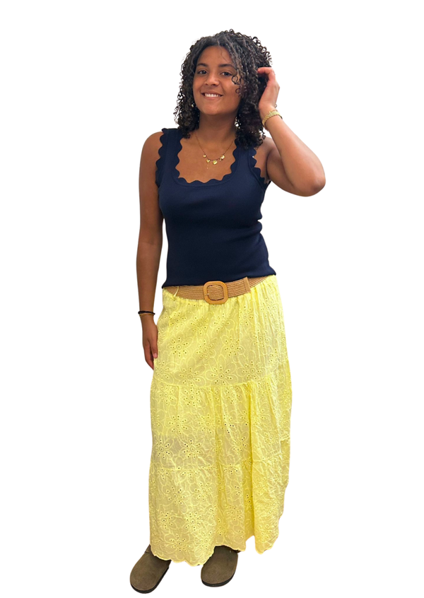 Broderie rok - meerdere kleuren -