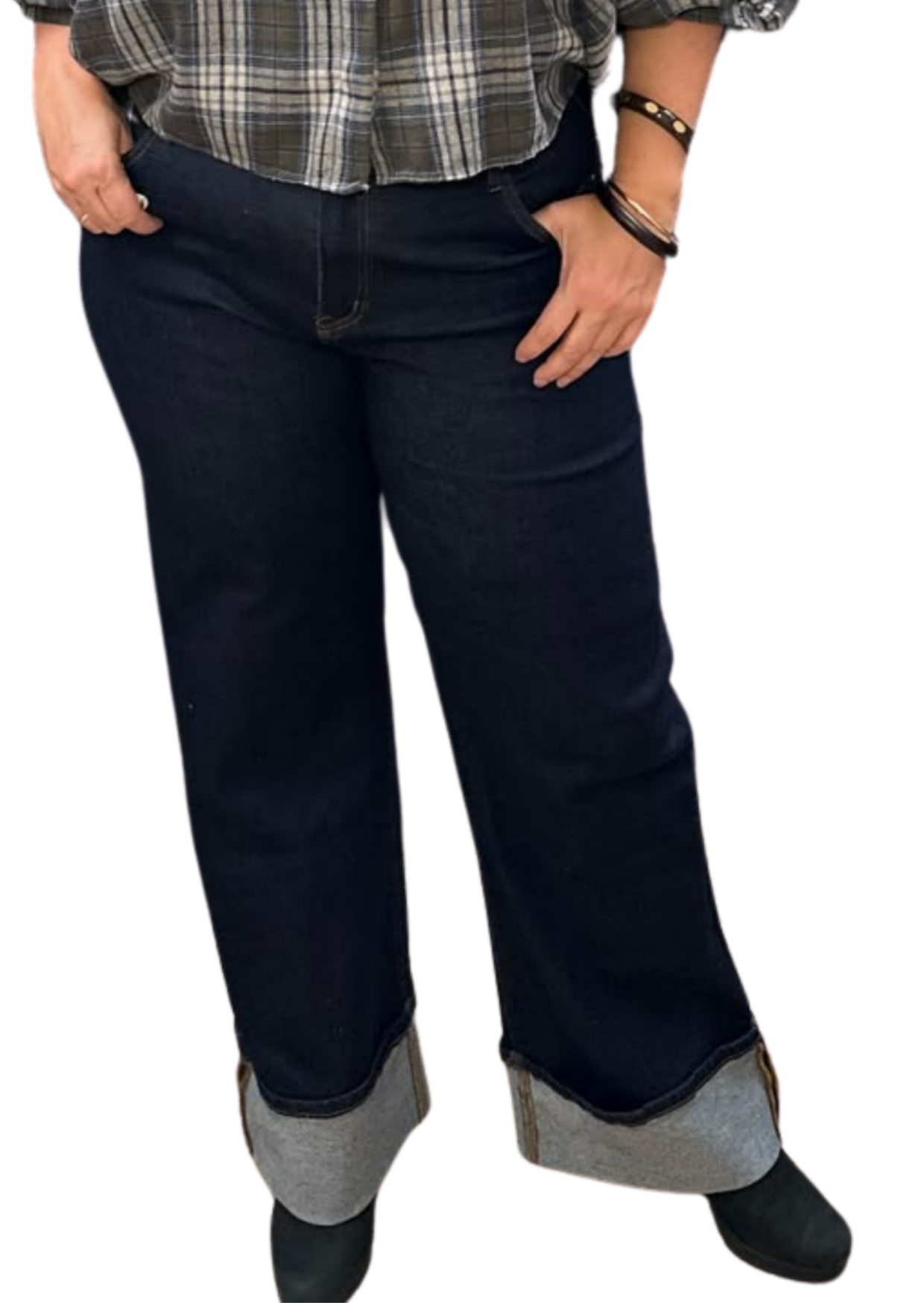 Omslag jeans (ook voor tall girls)