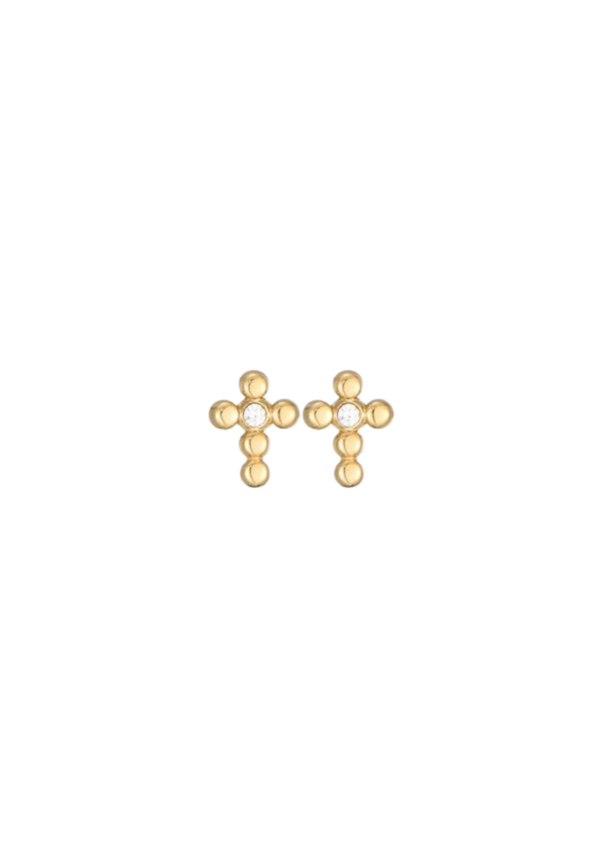 Stud oorbellen Love