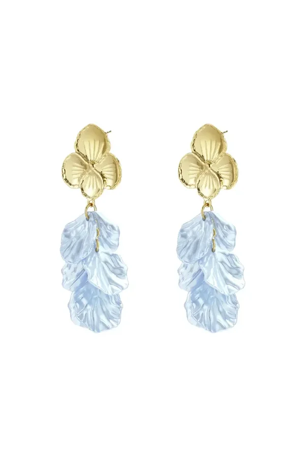 Collorfull flower earrings - verschillende kleuren -