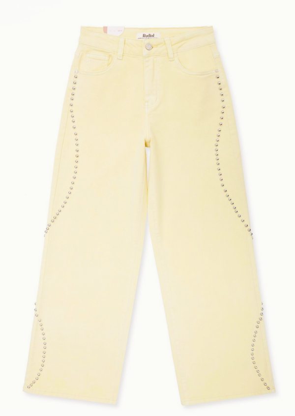 Sunny Stud Wide Leg Jeans