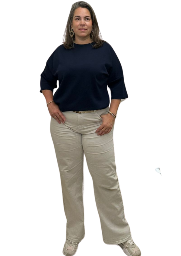 Wide leg jeans beige DJ2498-12