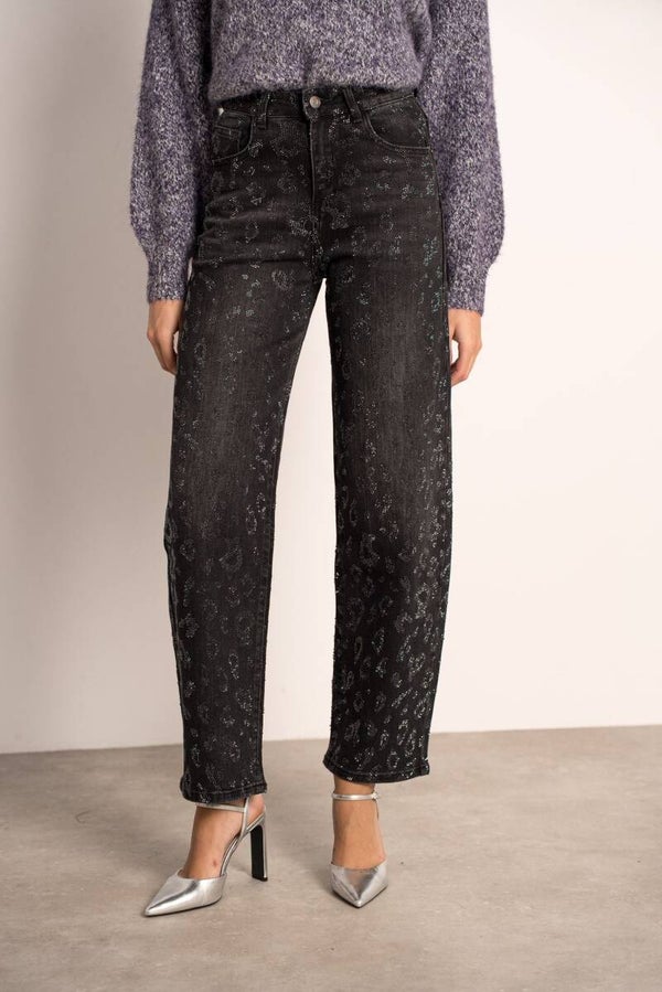 Bling panter jeans