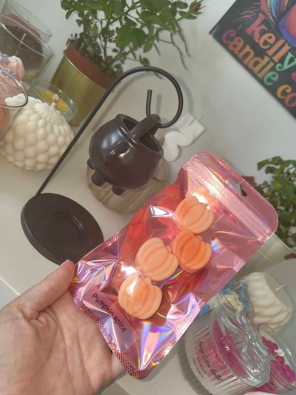 Lot brûleur et fondants parfumés Citrouille