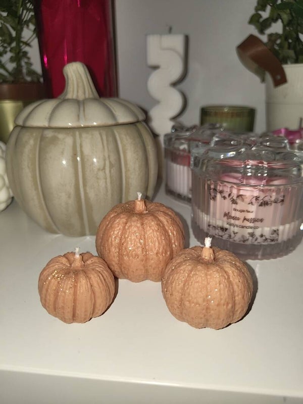 Lot de 3 citrouilles