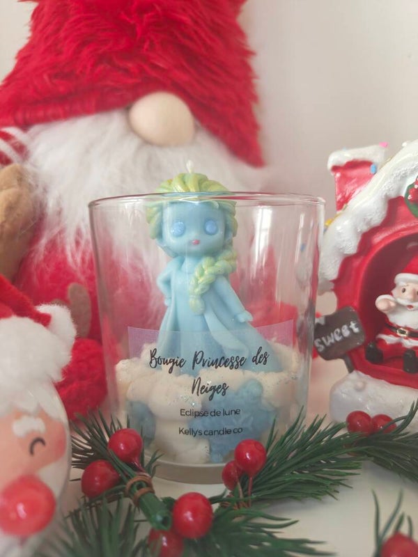 Bougie Princesse des neiges