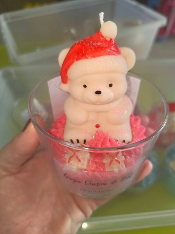 Bougie Ourson de Noël