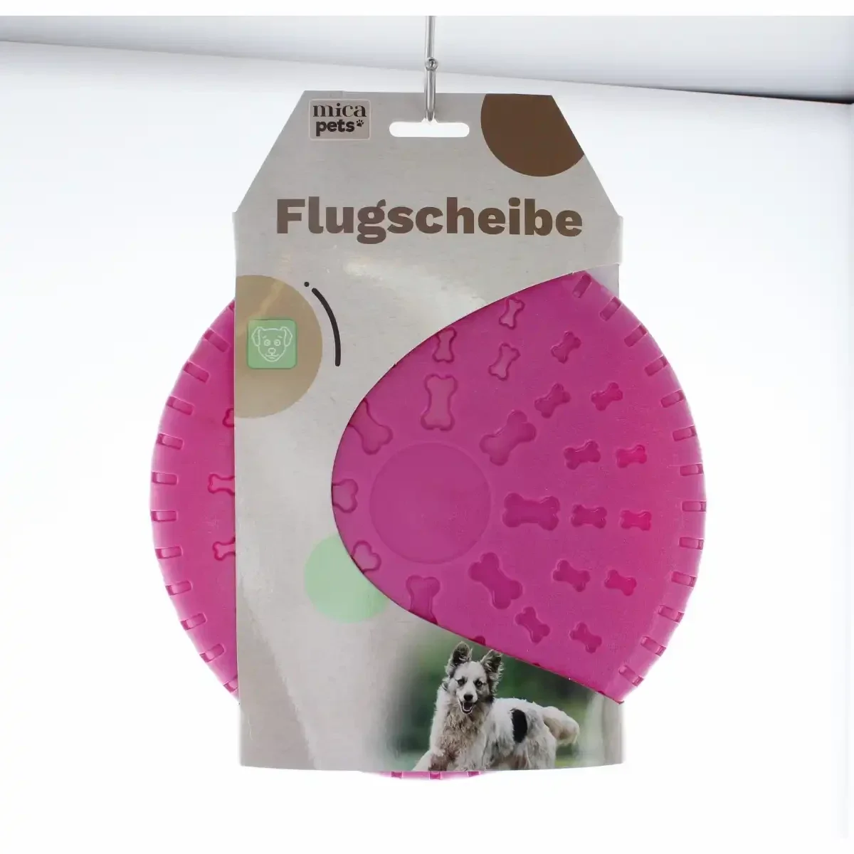 Hundespielzeug Wurfscheibe pink Ø23,5cm
