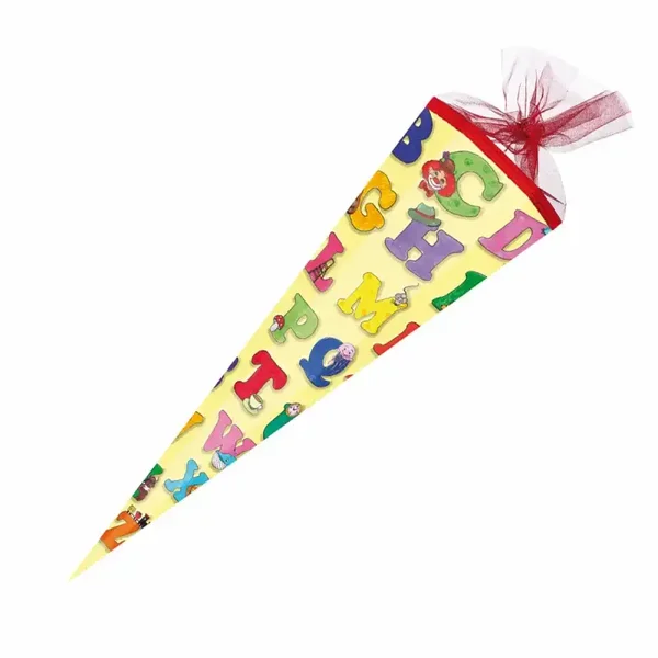 Nestler Schultüte ABC 6eckig 85cm