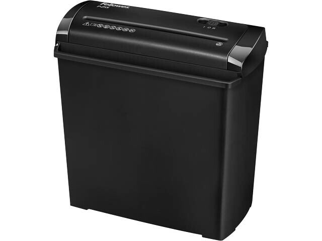 FELLOWES P25S AKTENVERNICHTER SCHWARZ 4701001 STREIFENSCHNITT 7MM P1 5BLT