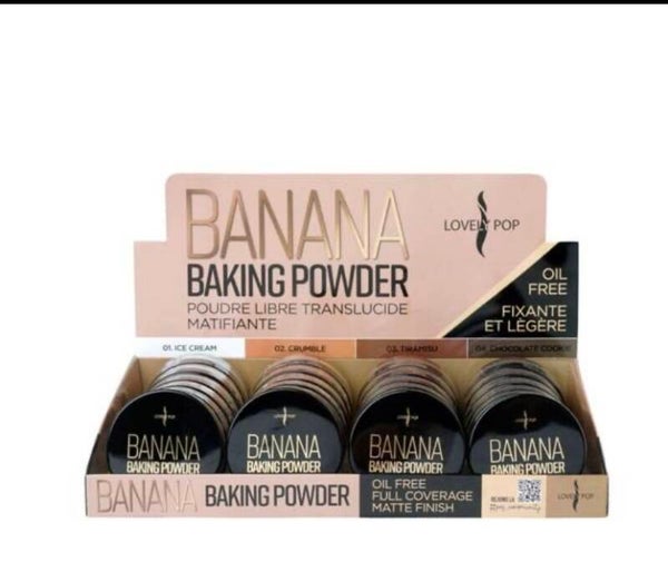 Poudre libre banana baking powder