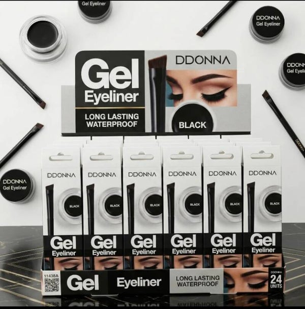 🖤 Regard Hypnotique : Coffret Duo Eyeliner Gel & Pinceau Haute Précision
