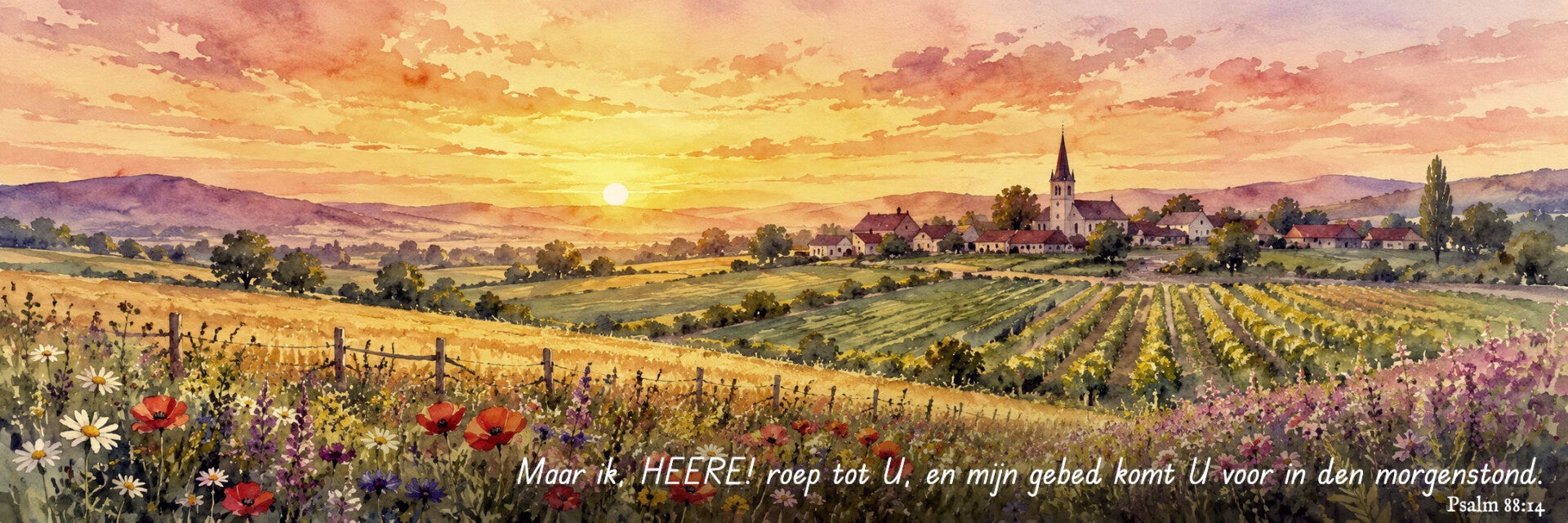 Psalm 88:14 Ook wanneer de nacht niet voorbij lijkt en een antwoord uitblijft, mag je iedere morgen opnieuw je nood bij God brengen.