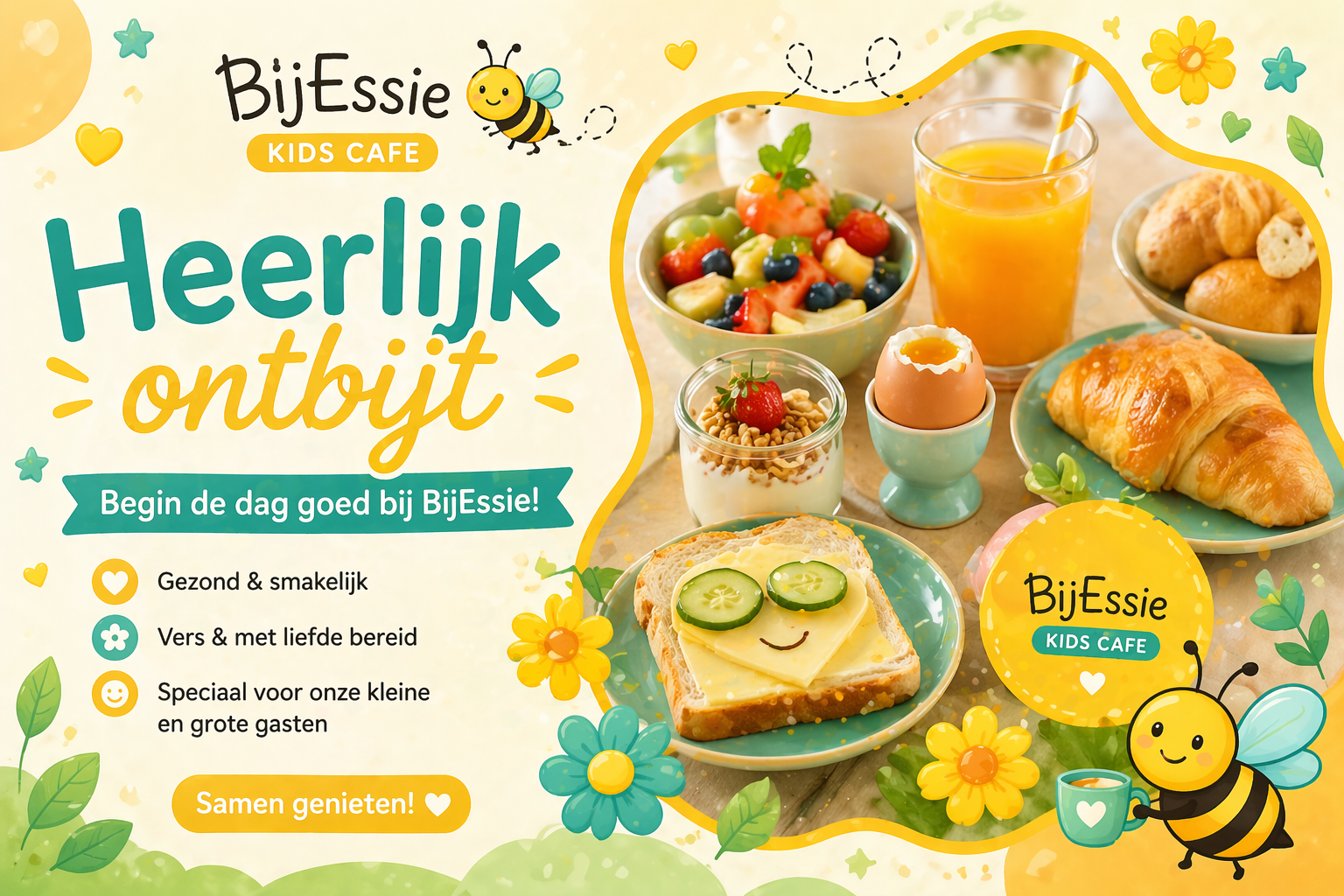 Kinderverjaardag vieren bij BijEssie in Delft