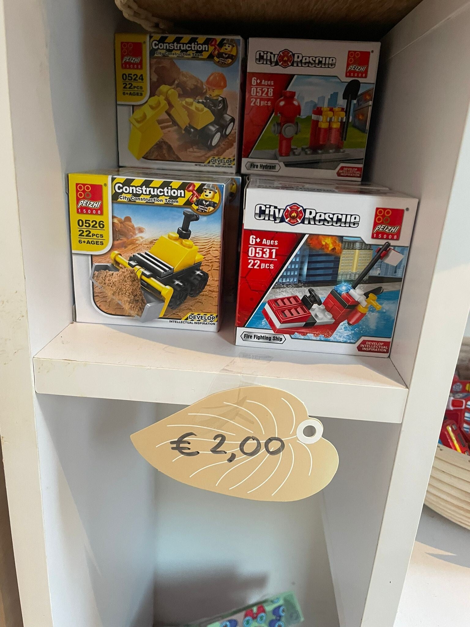 Mini Bouw & Rescue Blokjes Set