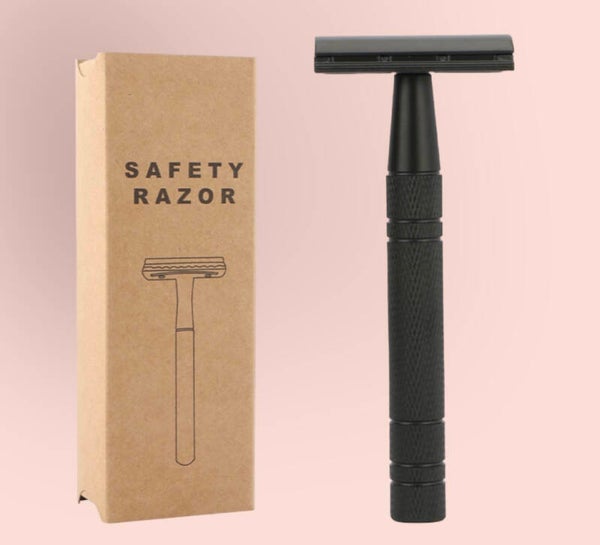 Safety razor matt zwart #202203