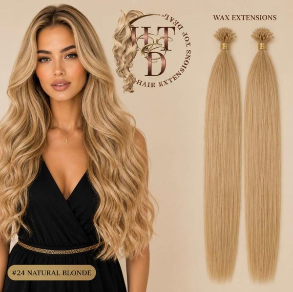 Wax Extensions (#24 Natural Blonde)