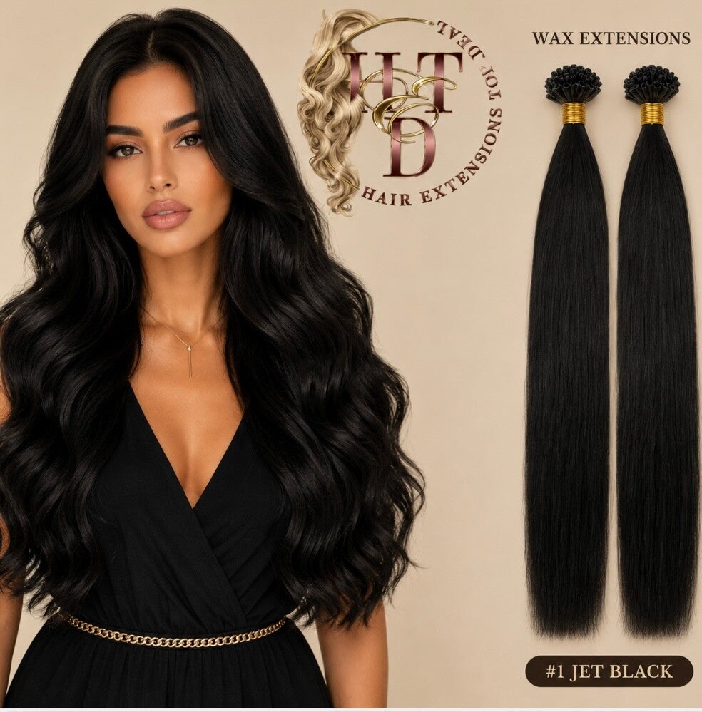 Wax Extensions (#1 Jet Black)