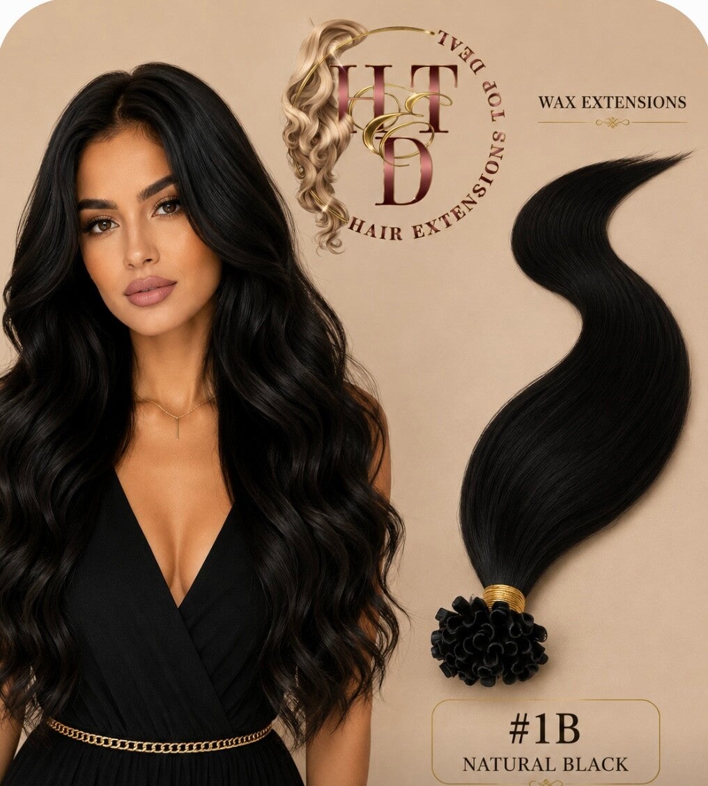 Wax Extensions (#1B Natural Black)