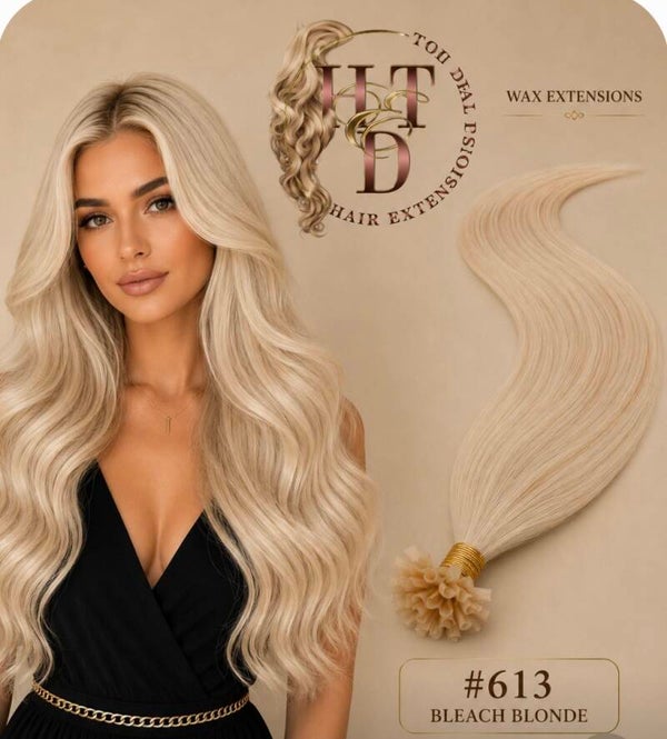 Wax Extensions (#613 Bleach Blonde)