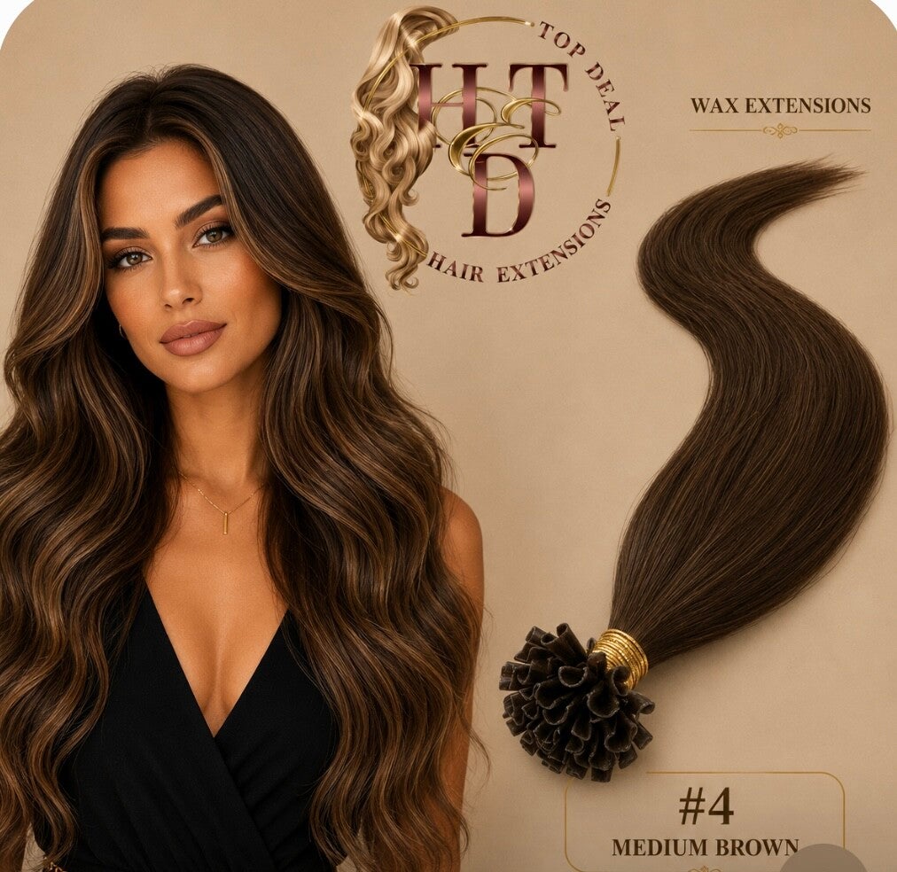 Wax Extensions (#4 Medium Brown)