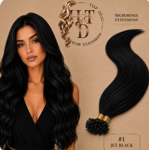 Microring Extensions (#1 Jet Black)