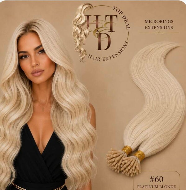 Microring Extensions (#60 Platinum Blonde)