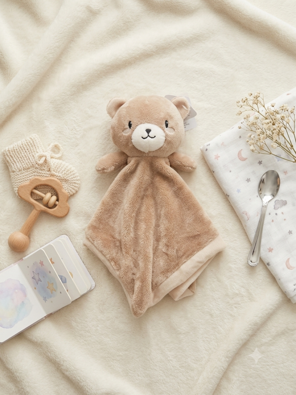 Doudou ours marron