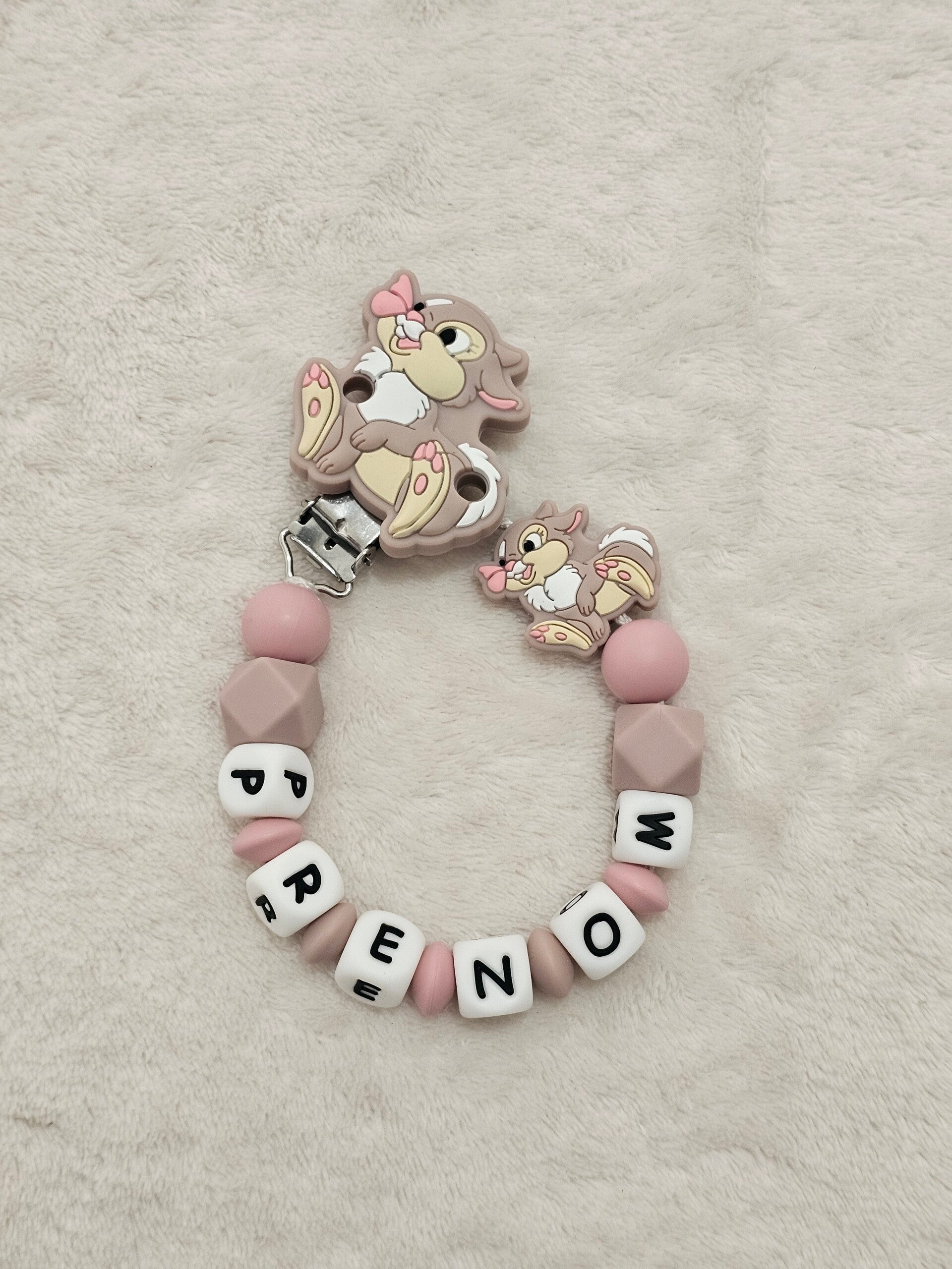 Clip et perle Miss Bunny / lapin