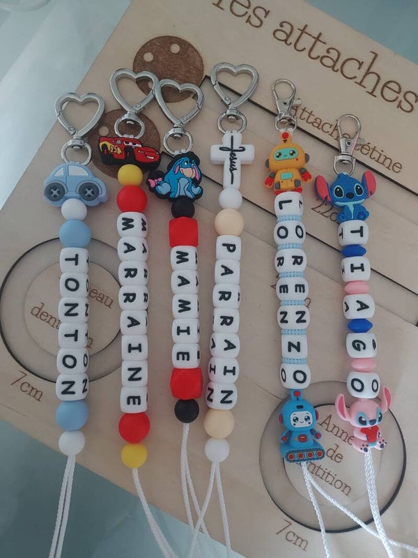 6 porte clés
