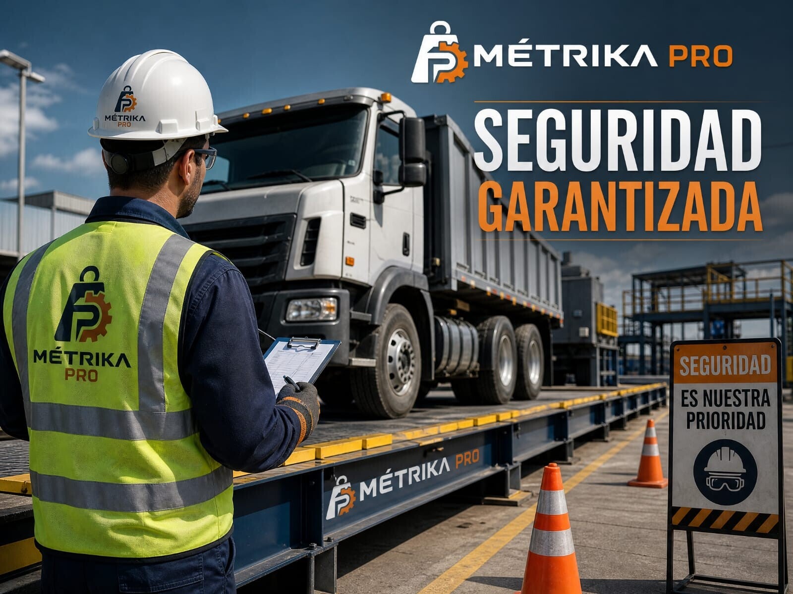 BASCULA CAMIONERA 80 TONELADAS METRIKA PRO