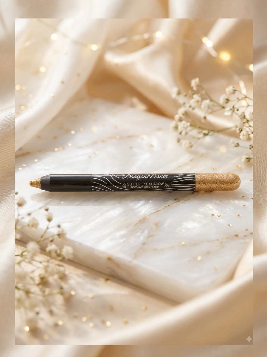 Dragon Ranee Metallic Glitter Eyeshadow & Eyeliner Stick (Shimmering Gold)