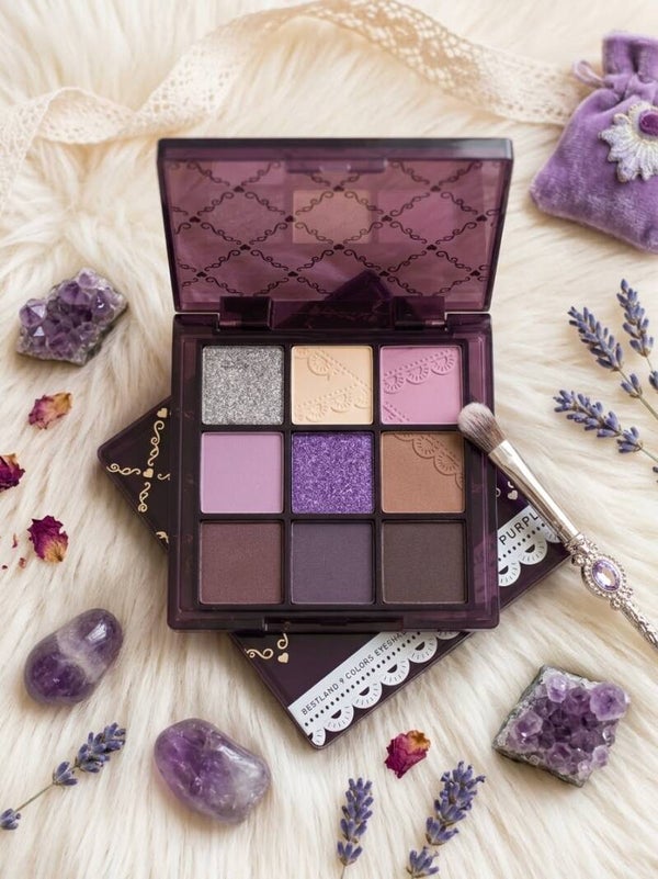BESTLAND 9 Colors Eyeshadow Palette - Purple / Violet Tone Edition