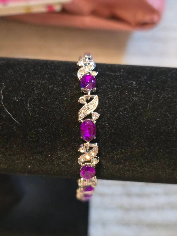 Purple bracelet