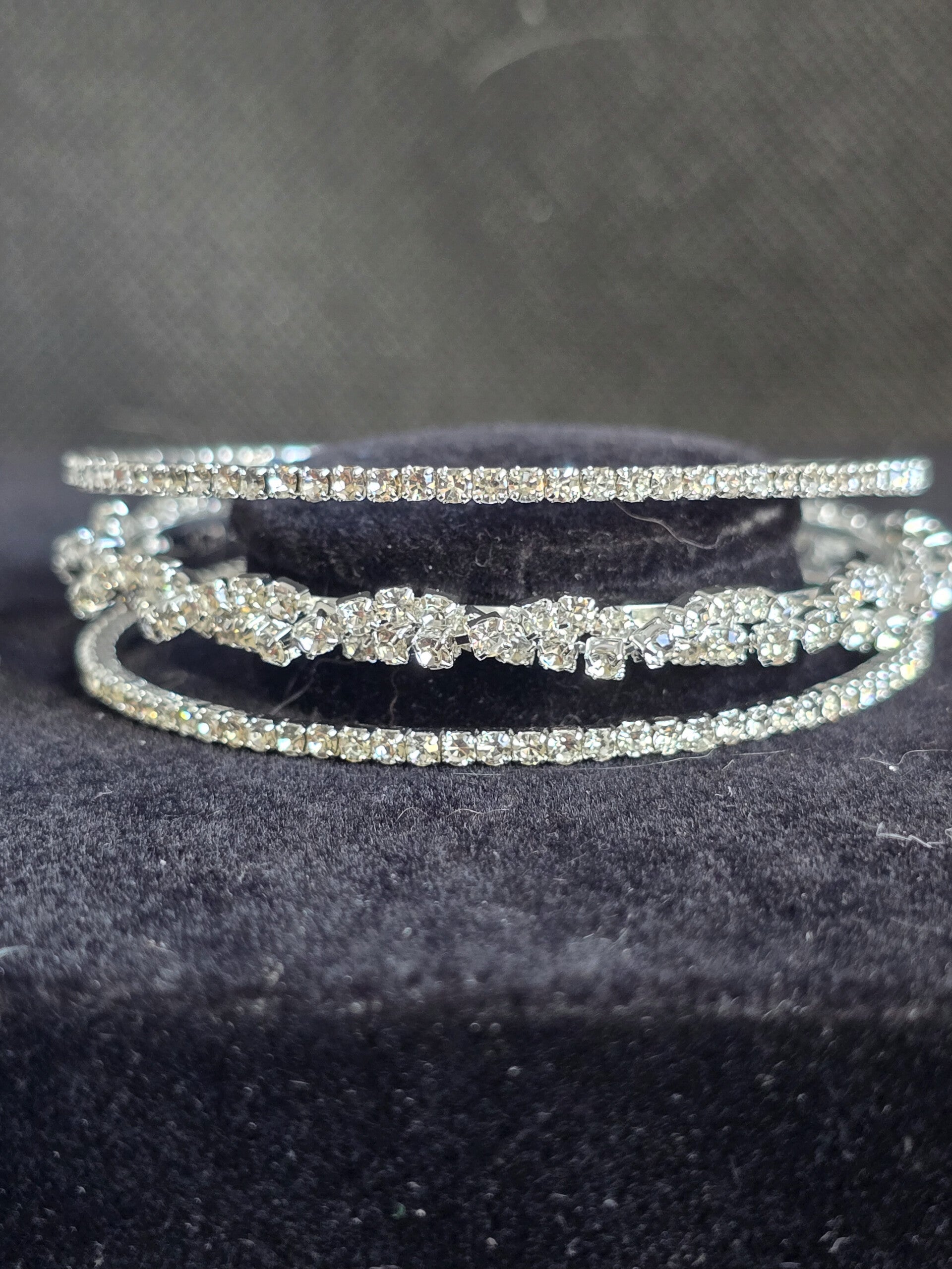 Beautiful cz diamond cuff bracelet