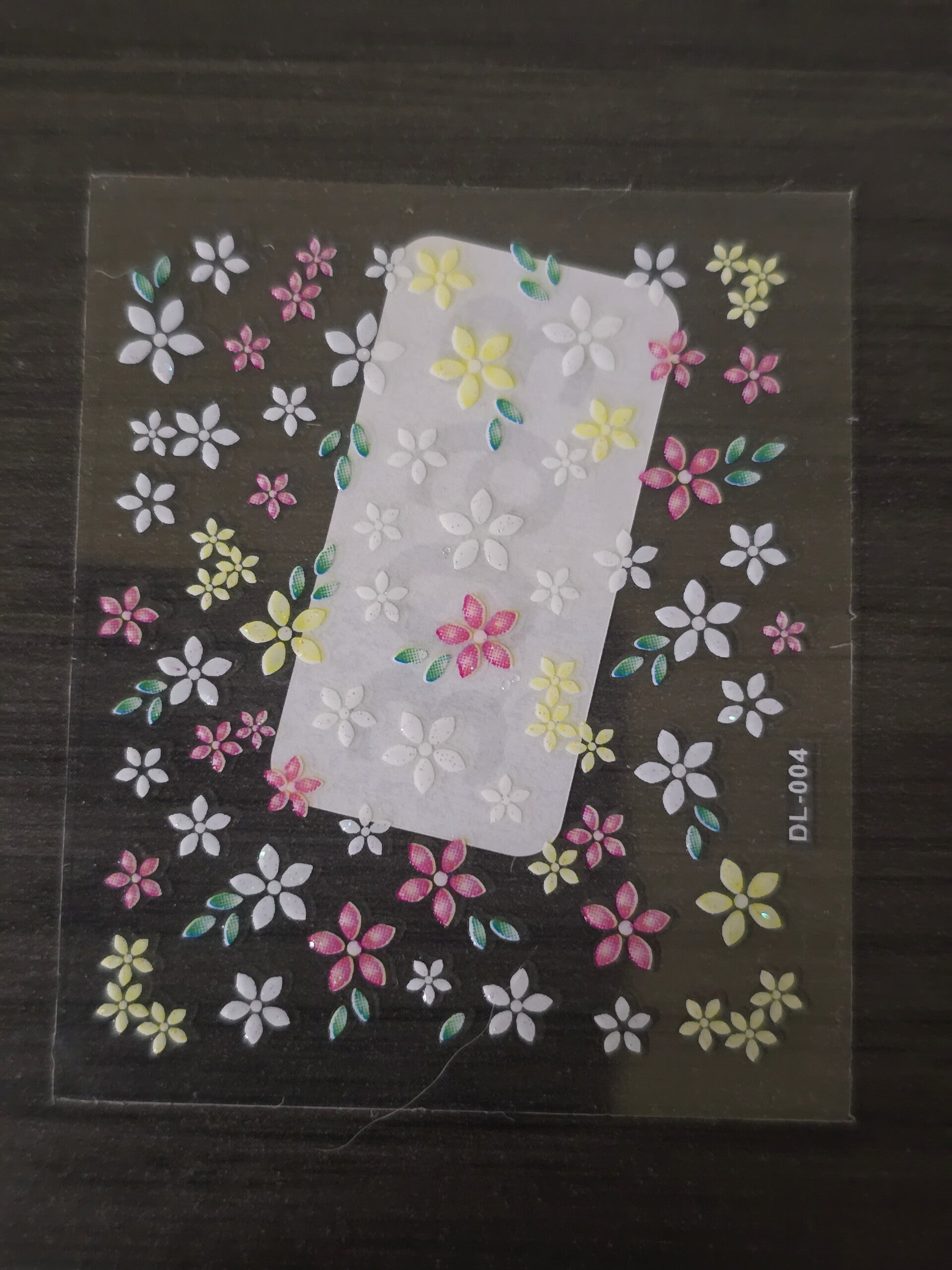 10-Sheet Spring Floral & Dragonfly 5D Embossed Nail Art Decal Bundle - Cherry Blossoms, Daisies, Roses & Floral Sprigs