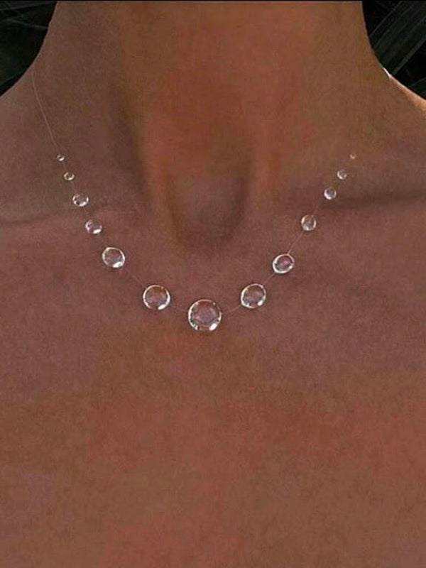 Floating Crystal Illusion Necklace