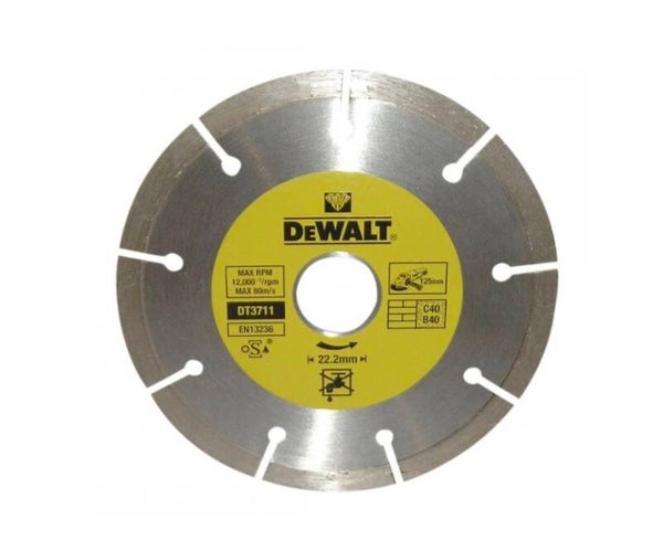 Disque diamant segmenté DEWALT Ø 125 MM - DT3711