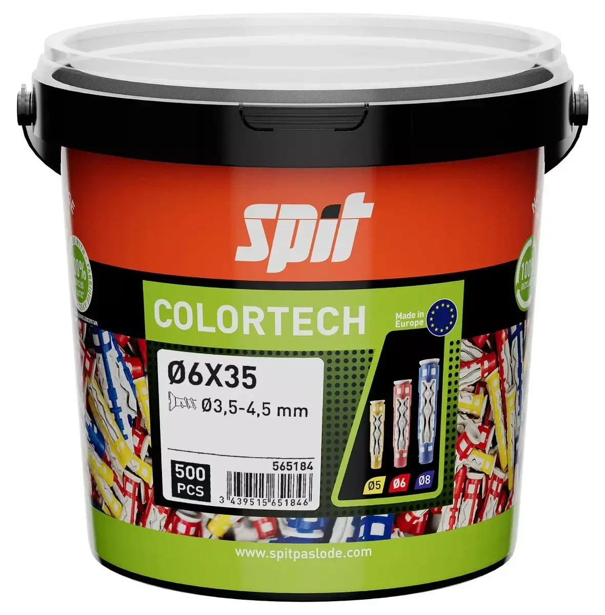 Cheville bi-matière universelle Colortech - SPIT - 5651XX