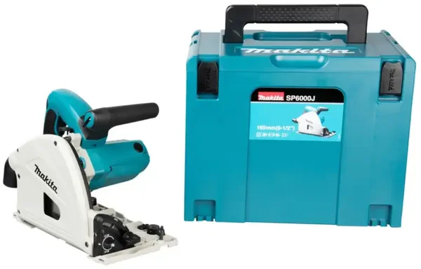 Scie circulaire plongeante 1300W Ø165mm - MAKITA - Avec MakPak, Sans rail - SP6000J