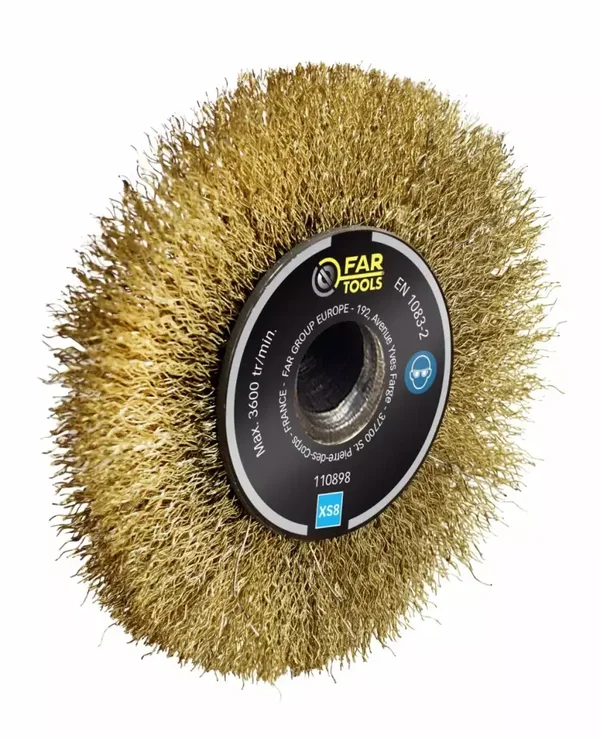 Brosse fil laitonnée FAR TOOLS Ø 120 mm L 20 mm - 110898