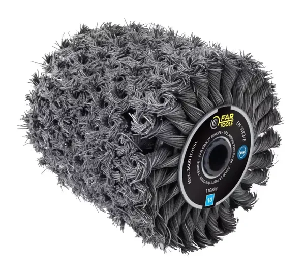 Brosse fibre métal torsadé FAR TOOLS Ø 120 mm L 100 mm - 110884