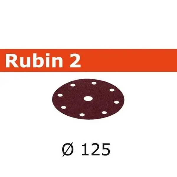 Abrasif FESTOOL STF - Spécial bois - Ø125 mm - Boite de 50