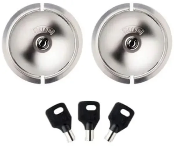 Serrure UFO pour porte arrière et latérale utilitaire + 3 clés - 8080332315D