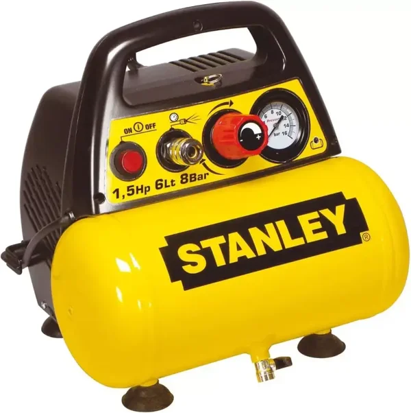 Compresseur 6L 1,5 HP coaxial non lubrifié - STANLEY - DN200/8/6
